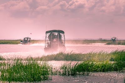 Airboat dans les Everglades - Floride - Etats-Unis