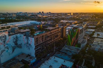 Quartier de Wynwood - Miami - Floride - Etats-Unis