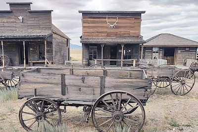 Ancienne ville de sentiers - Cody - Wyoming - États-Unis