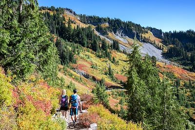 Randonnée au Parc national du mont Rainier - État de Washington - États-Unis