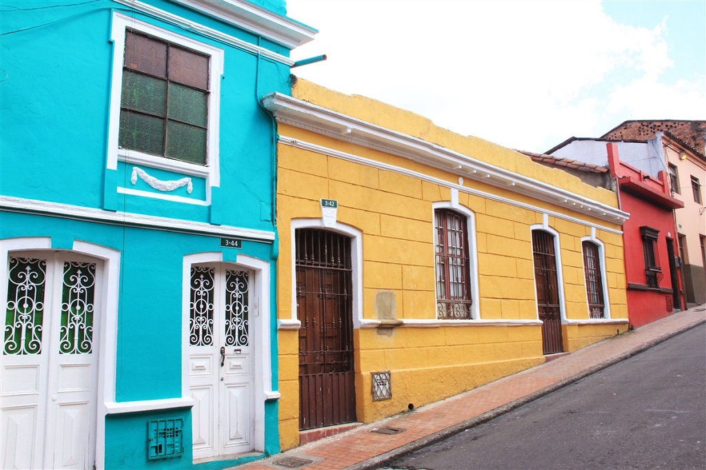 Dans les rues color&eacute;es de Bogot&aacute;