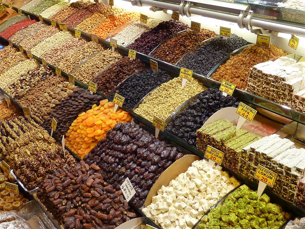 Le march&eacute; de Istanbul, Turquie