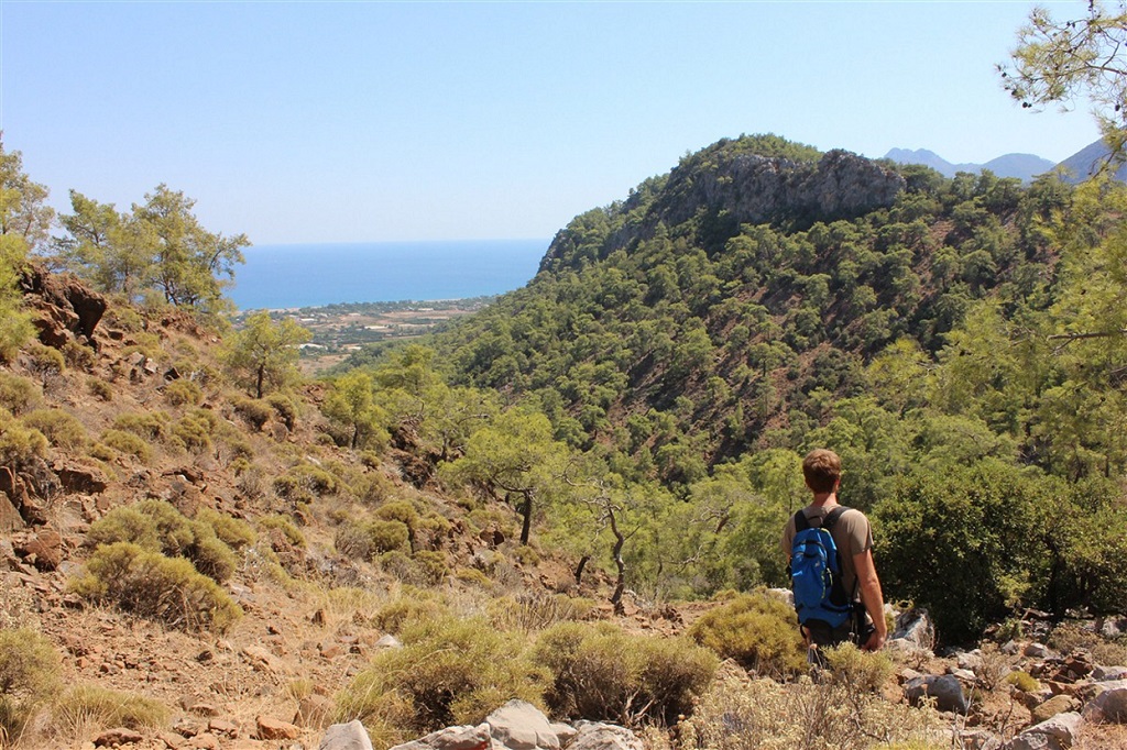 Randonn&eacute;e sur la c&ocirc;te lycienne, Turquie