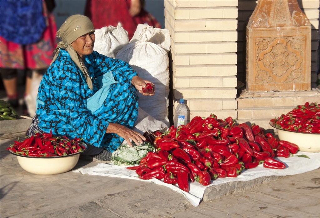Marché de Khiva - ©Christine Marquaire Marché de Khiva, Ouzbékistan