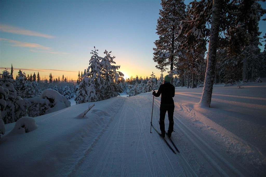 Ski de fond - Laponie - Finlande - ©Victor Labarre Ski de fond - Laponie - Finlande