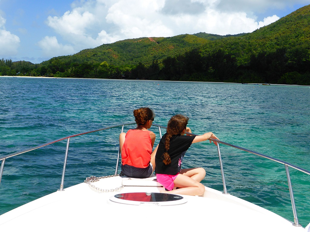 Retour pour Praslin en bateau - ©Julie Waydelich Retour pour Praslin en bateau