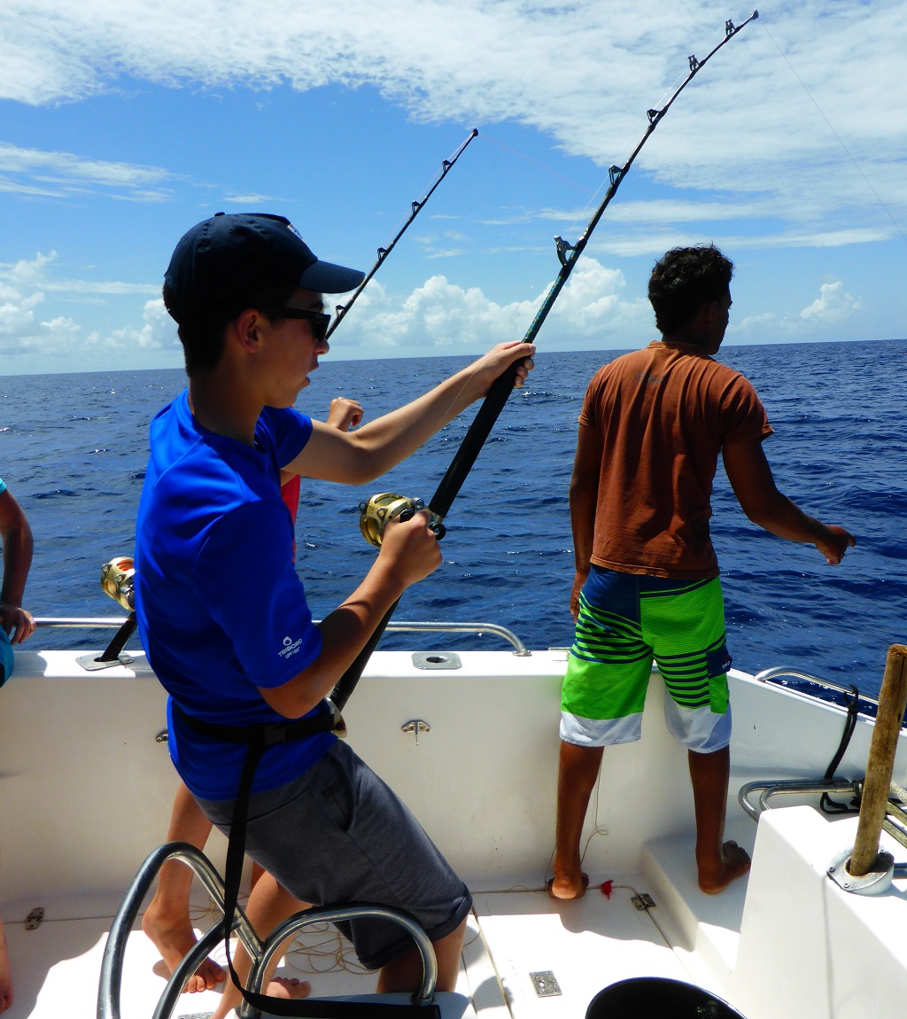 Sortie pêche au large de Praslin - ©Julie Waydelich Sortie pêche au large de Praslin