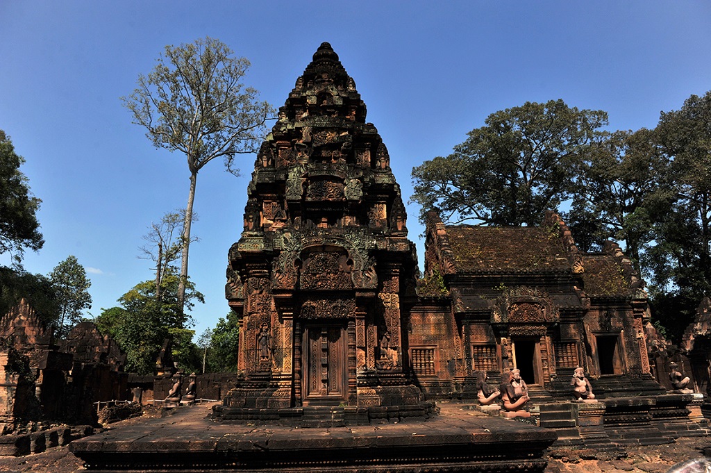 Le temple de Banteay Srei - Citadelle des femmes - Cambodge - ©Nicolas Vidal Le temple de Banteay Srei - Citadelle des femmes - Cambodge