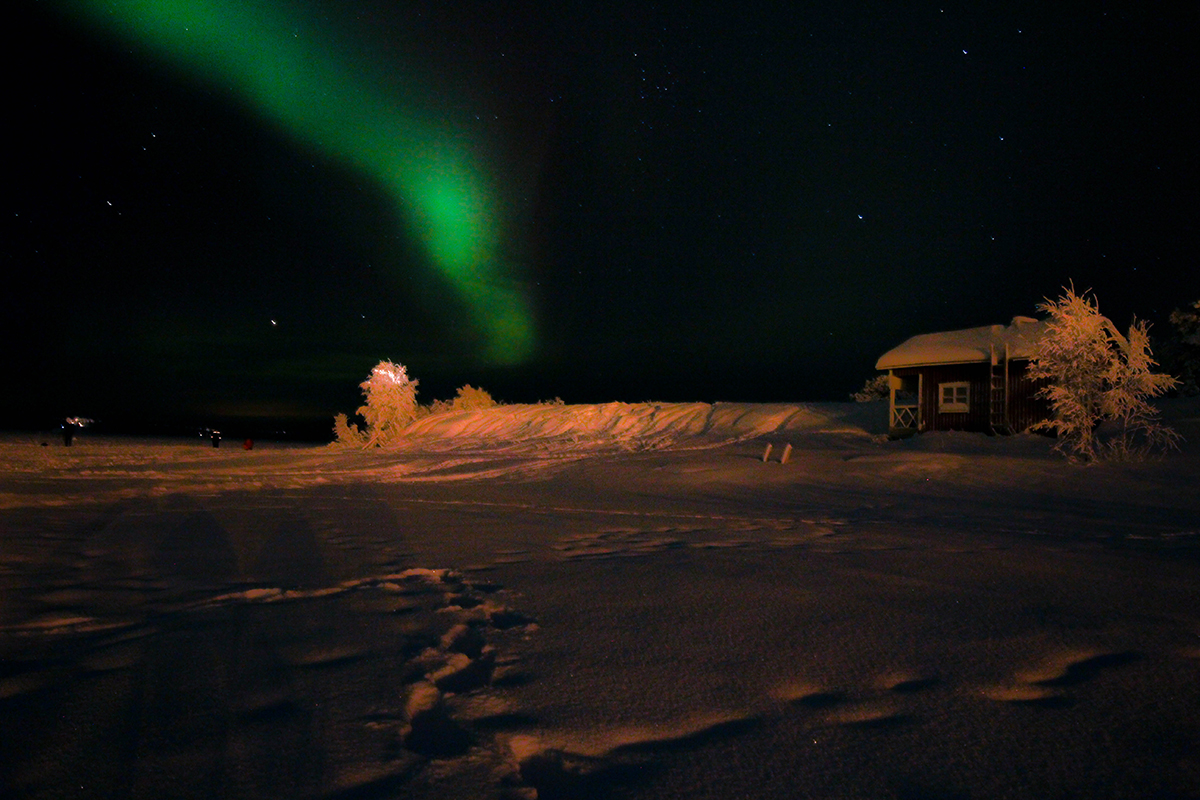 Aurores boréales sur le lac Inari, Finlande - ©Victor Labarre Aurores boréales sur le lac Inari, Finlande