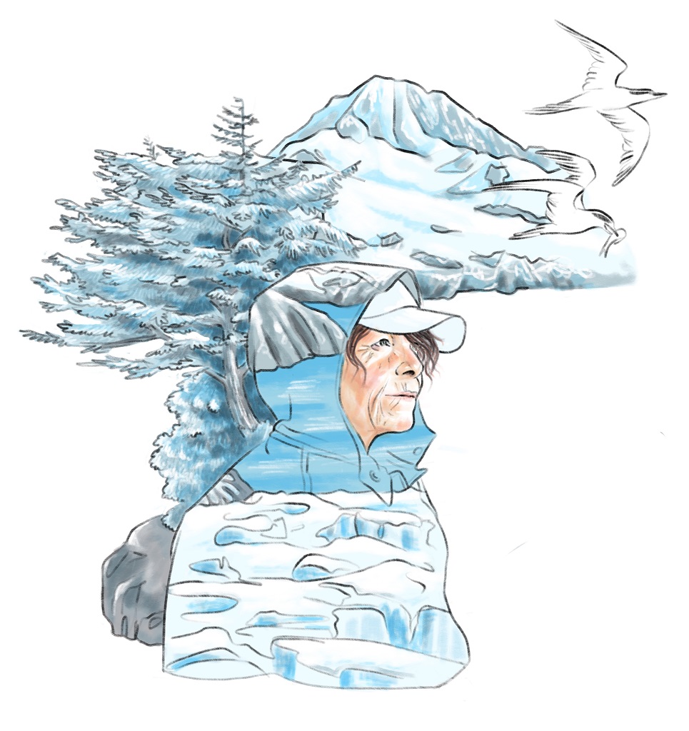 Catherine Poulain, illustration &copy;C&eacute;cile Alvarez