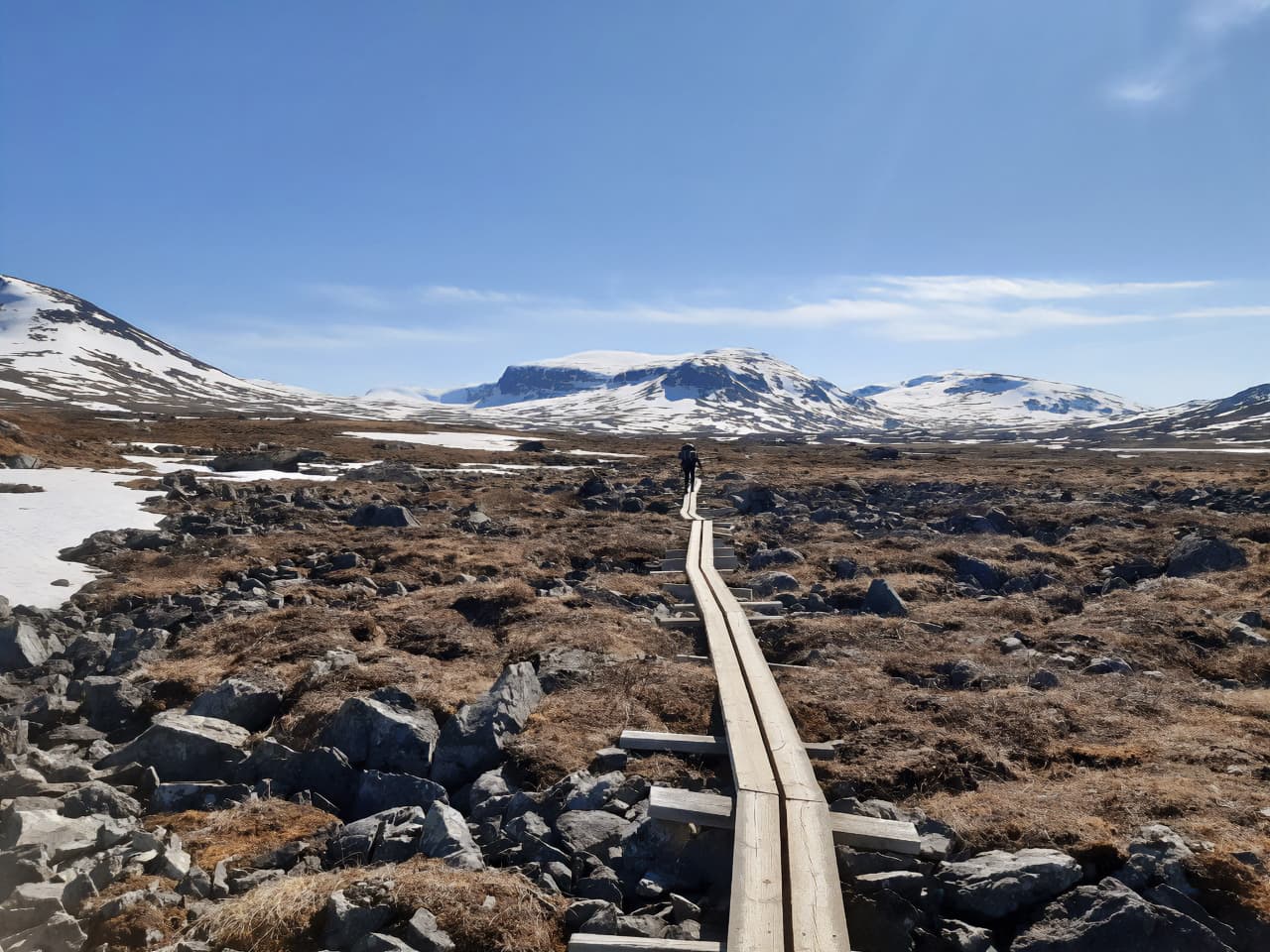 La Kungsleden, ou "chemin des rois", est un trail sauvage de 440 kilom&egrave;tres, isol&eacute; en Laponie su&eacute;doise &copy;Clara et Charlotte Kergall
