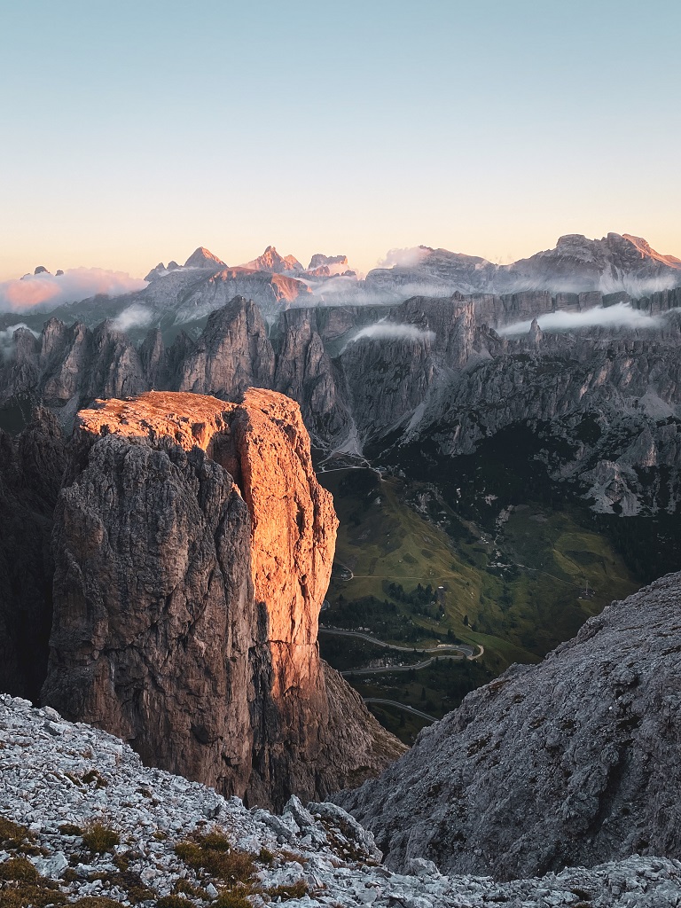 Vue du Passo Gardena depuis Pisciadu, Dolomites - &copy;Carolin Kertsche/GettyImages