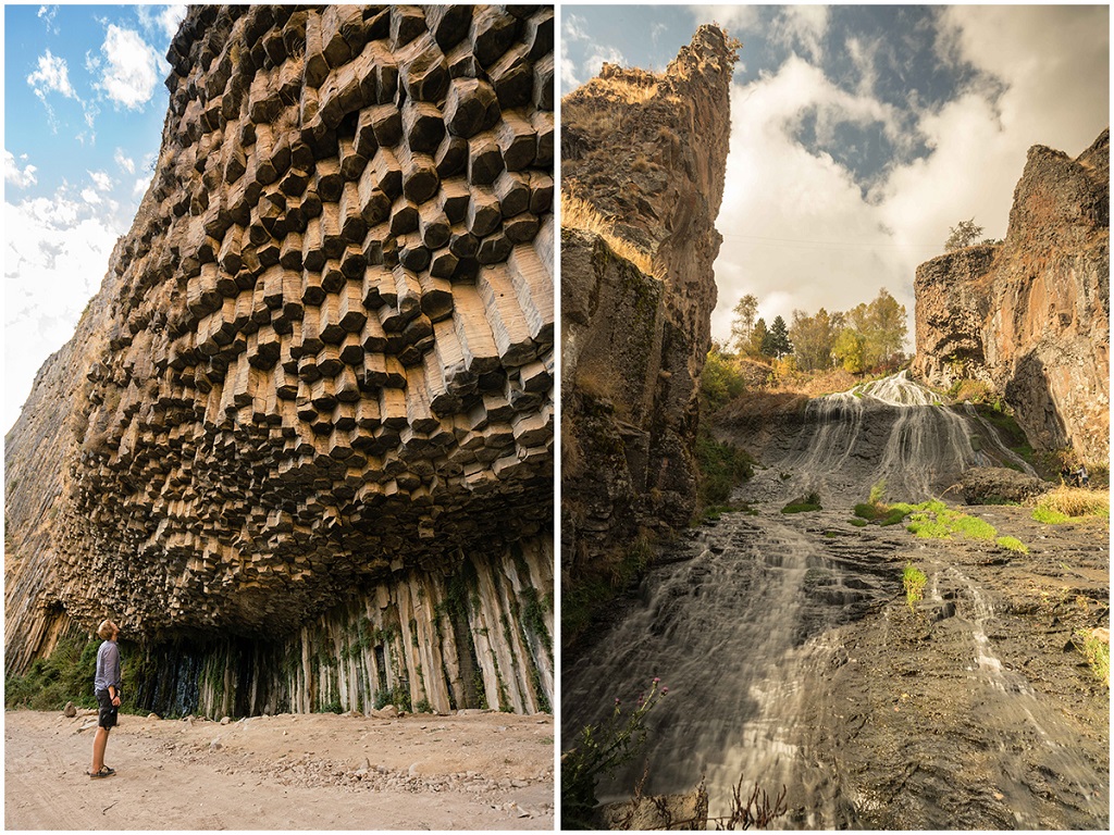 Gorge Garni et Cascade Jermuk - ©Tolt around the world Gorge Garni et Cascade Jermuk