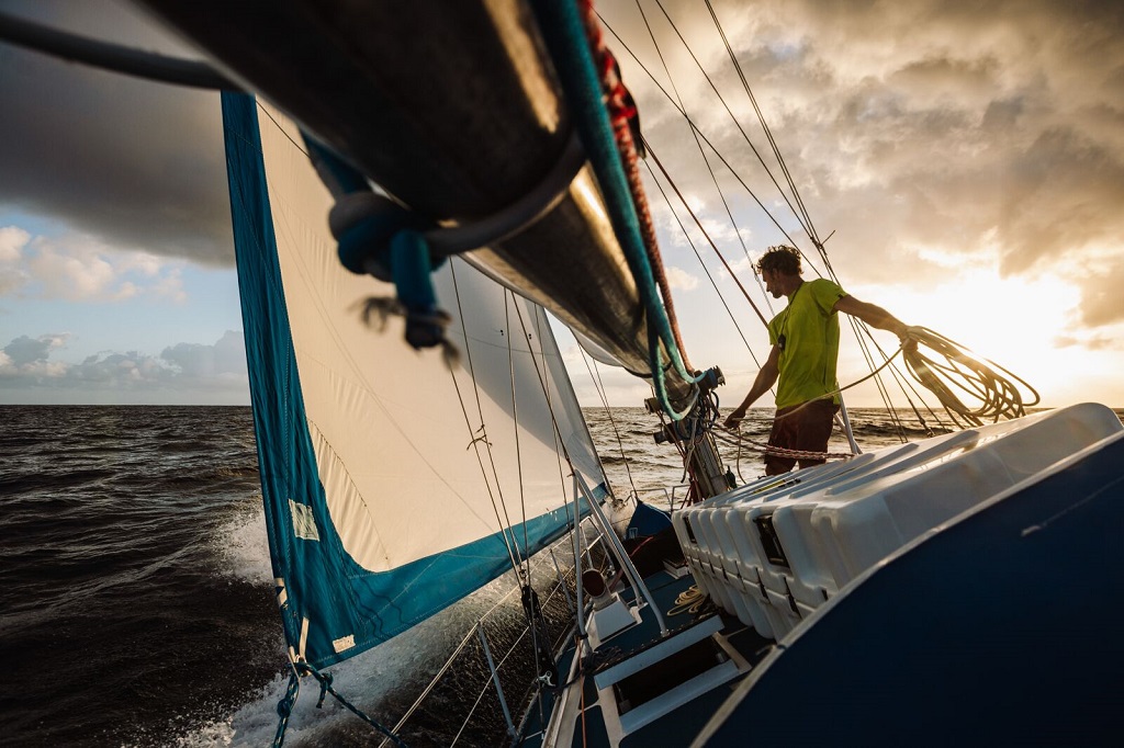 De la g&icirc;te sur Maewan, en pleine travers&eacute;e entre les &icirc;les de l&rsquo;archipel des Marquises, 1400km &agrave; l&rsquo;est de Tahiti. - &copy;J&eacute;r&eacute;my Bernard